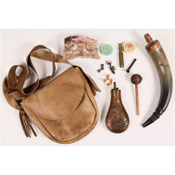 Black Powder Possibles Bag for .45 Caliber Rifle [161277]