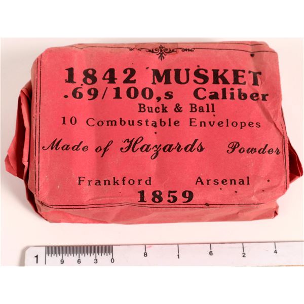 .69 Caliber Buck & Ball Ammunition for the Model 1842 Civil War Musket  [161852]