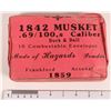 Image 1 : .69 Caliber Buck & Ball Ammunition for the Model 1842 Musket, Civil War  [161849]