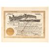Image 1 : Anaconda Extension Gold Mining Co. Stock Certificate Signed by Horace Tabor [155694]