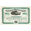 Image 1 : Dunderberg Mining Company Stock [161389]