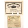 Image 1 : Ouray, Colorado Stock Certificate Pair: Mining & Banking [155686]