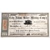 Image 1 : Lady Adams Silver Mining Company Stock  [144183]