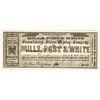 Image 1 : Mills, Post & White Consolidated Silver  Stock [161382]