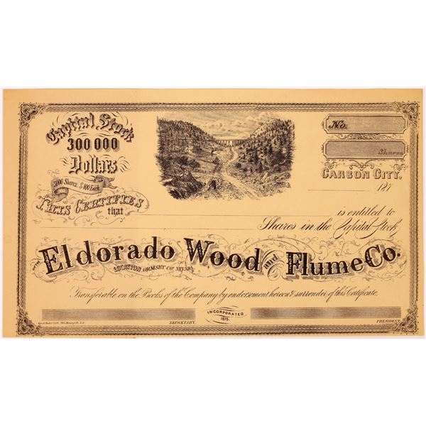 Eldorado Wood & Flume Company Stock [163588]