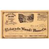 Image 1 : Eldorado Wood & Flume Company Stock [163588]