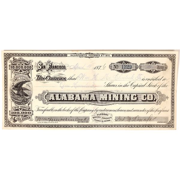 Alabama Mining Co. Stock [163711]