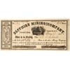 Image 1 : Sapphire Mining Company Stock with rare date, company, district [144174]