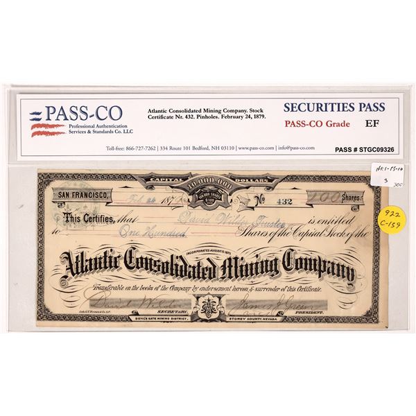 Atlantic Consolidated Mining Company Stock [163703]