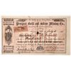 Image 1 : Prospect Gold and Silver Mining Company Stock, NV Territorial [163586]