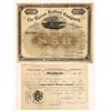 Image 1 : Marion Bullion Mining Company Stock Plus Copper Knob Stock [160625]