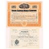 Image 1 : Two Different North Carolina Mining Stock Certificates  [160401]