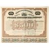 Image 1 : Pullman Southern Car Company Bond Signed by George Pullman [155771]