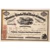Image 1 : Virginia Truckee Railroad Company Stock Signed by Sharon [163589]