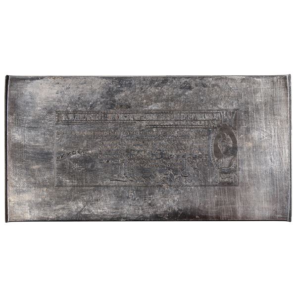 Wilmington, Brunswick & Southern Railroad Co. Bond Printers Plate, Security Banknote Co. [163881]