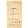 Image 2 : Cincinnati Railway Tunnel Co. Stock Signed by John C. Fremont [155778]