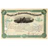 Image 1 : Oregon & Transcontinental Co. Stock Issued to & Signed by Oliver Ames [155776]