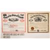 Image 1 : Two Nevada Bonds: State Bond, 1865, and Virginia City Water Bond, 1877 [164504]