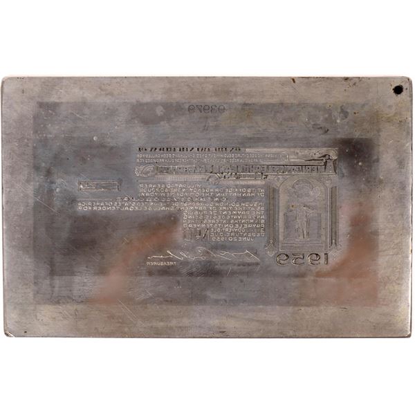American Telephone & Telegraph Co. (AT&T) Bond Coupon Printers Plate, ABN [163829]