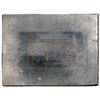 Image 1 : Union Oil Company Bond Coupon Printers Plate, Security Banknote Co. [163828]
