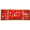 Image 1 : Arrowhead Display in Pine Box - 64 pcs [162790]