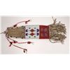 Image 2 : Buckskin Pipe Bag, Beaded & Quilled [162768]
