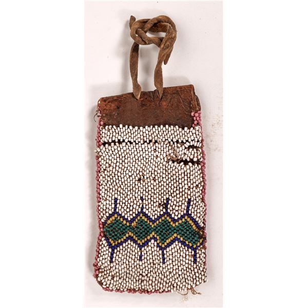 Leather Utility Bag, Beaded [162779]