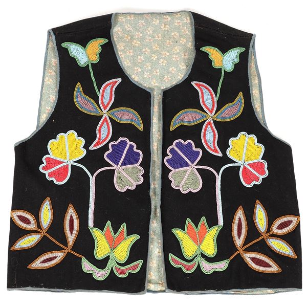Beaded Cloth Vest [162753]