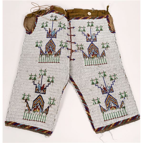 Buckskin Short Pants, Fully Beaded [162770]
