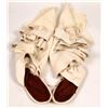Image 1 : Navajo Buckskin Moccasins with Leggings  [161797]