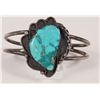 Image 1 : Silver and Turquoise Bracelet by JDV [160742]
