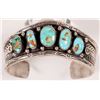 Image 1 : Silver and Turquoise Cuff [160739]
