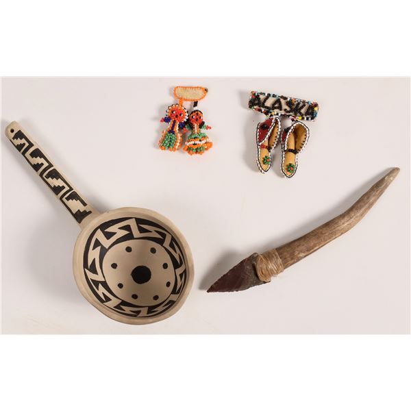 Native American Knife and Spoon [161905]
