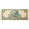 Image 2 : Merchants National Bank $5 Plain back Blue Seal Note [164271]