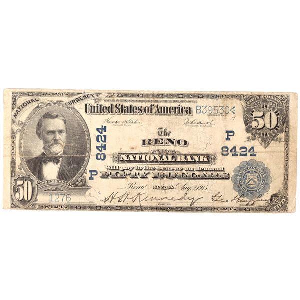Reno National Bank $50 Note [164278]