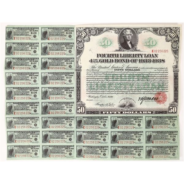 Fourth Liberty Loan Bond [164285]