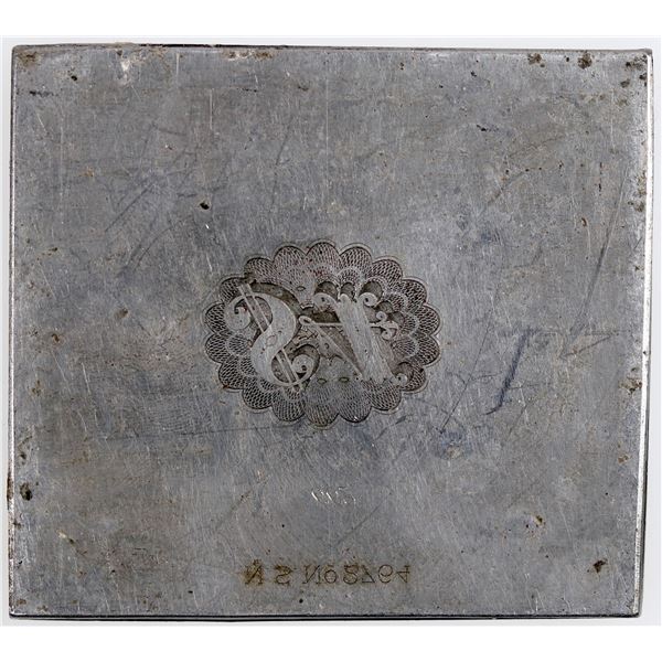 American Bank Note Company Printers Plate for Banknote or Scrip: "$4" [163817]