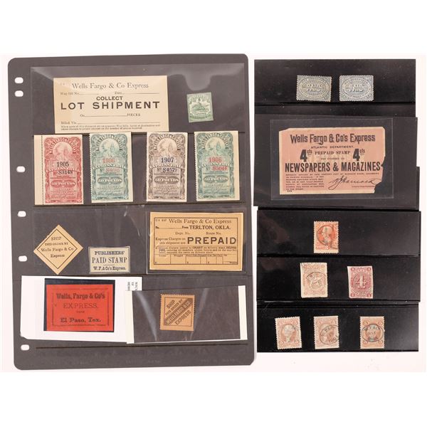 Wells Fargo and Pony Adhesive Stamp Collection, 20 [164047]