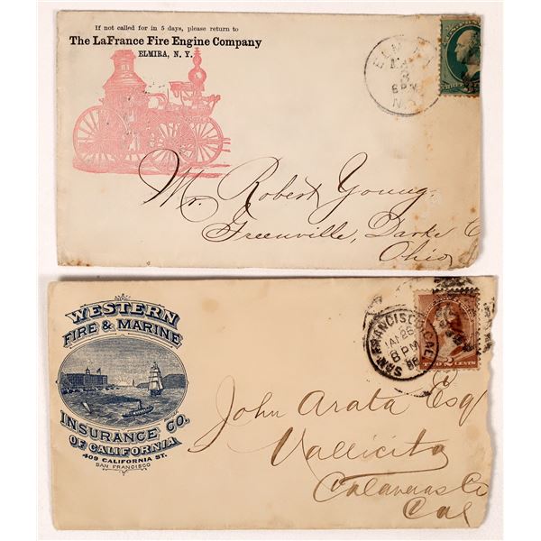 Illustrated Fire Related Postal Covers [164076]