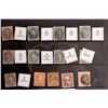 Image 1 : Varieties of 1860's 24c Stamps with Varied Cancels, 13 [164261]