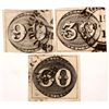 Image 1 : Brazil 1843 Bull's Eyes Stamps [162354]