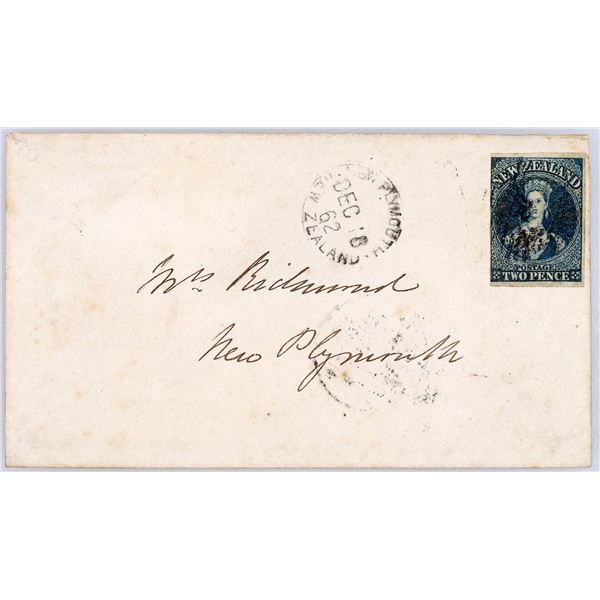 New Zealand Postal Cover to New Plymouth [162448]