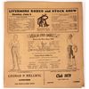 Image 2 : Livermore Rodeo Program and Lee Jeans Cloth Swatch [160731]