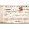 Image 1 : Wells Fargo Express Receipt, rec'd from Palmer & Day, to Auburn Station [163550]