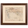 Image 1 : Maryland Gold Quartz Mining Hand Colored Map [160748]