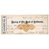 Image 1 : Sacramento Mill, Virginia City, Nevada Check Signed by James G. Fair, "Buff" RN [163897]