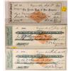 Image 1 : Sierra Nevada Mexican Union Shaft Co. Check Trio, Virginia City, Nevada [163906]