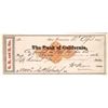 Image 1 : Union Mill & Mining Co. Revenue Check Signed by William Sharon [155496]