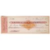 Image 1 : Utah Mining Co. Revenue Check Signed by John Mackay [163904]