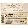 Image 1 : Two Comstock Checks with Ties to Saloon Owners [155497]